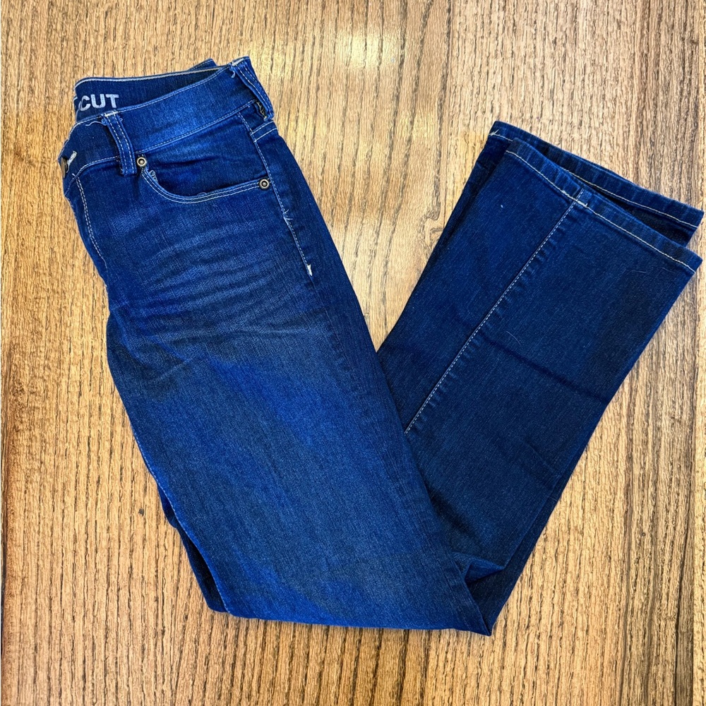 New York & Company Dark Blue Bootcut Jeans